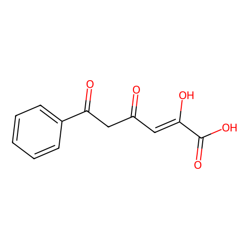 2-Hexenoic acid, 6-phenyl-2-hydroxy-4,6-dioxo- structure
