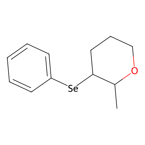 2H-Pyran, tetrahydro-2-methyl-3-(phenylseleno)- structure
