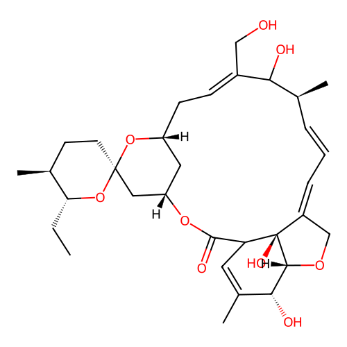 13,29-Dihydroxymilbemycin A4 structure