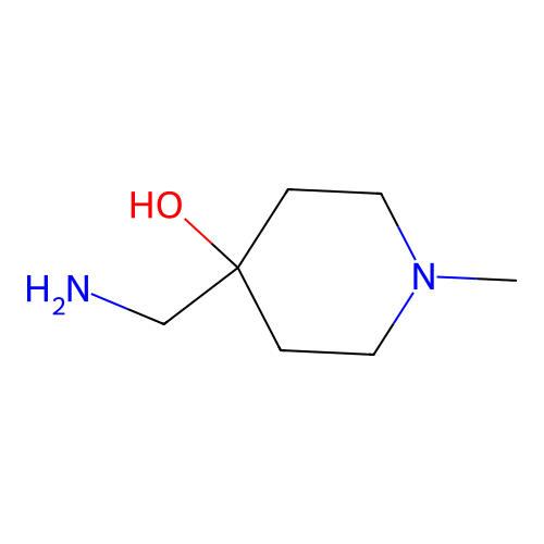 4-(Aminomethyl)-1-methylpiperidin-4-ol structure