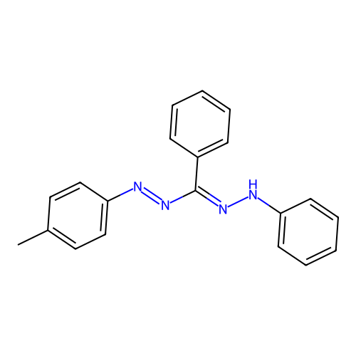 N'-anilino-N-(4-methylphenyl)iminobenzenecarboximidamide structure