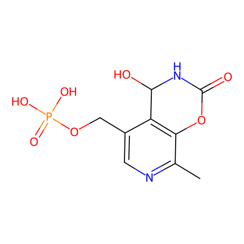 氨甲酰基吡哆醛5'-磷酸酯 structure