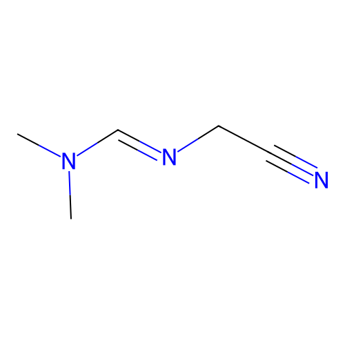 Methanimidamide, N'-(cyanomethyl)-N,N-dimethyl- structure