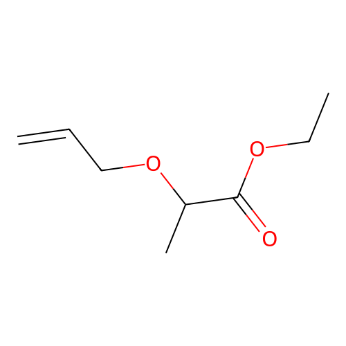 Propanoic acid, 2-allyloxy-, ethyl ester structure