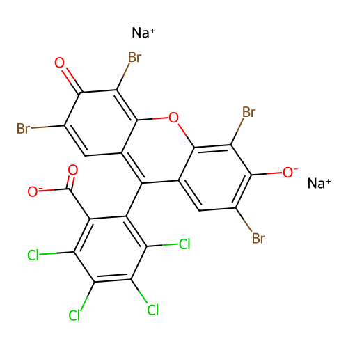 Phloxine B structure