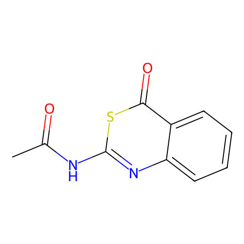 N-(4-oxo-4h-benzo[d][1,3]thiazin-2-yl)acetamide structure