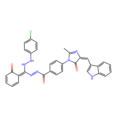 C33H24ClN7O3 structure