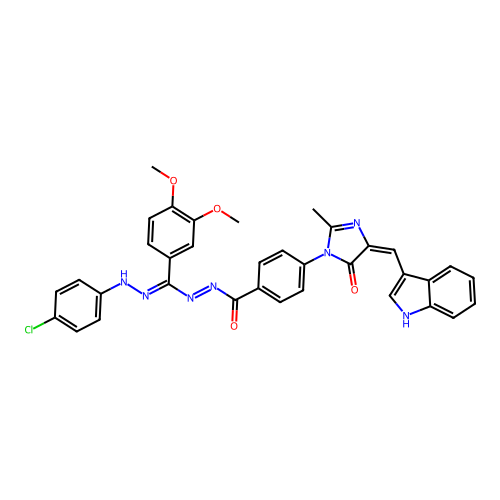 C35H28ClN7O4 structure