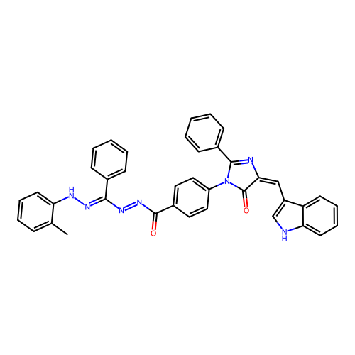 C39H29N7O2 structure