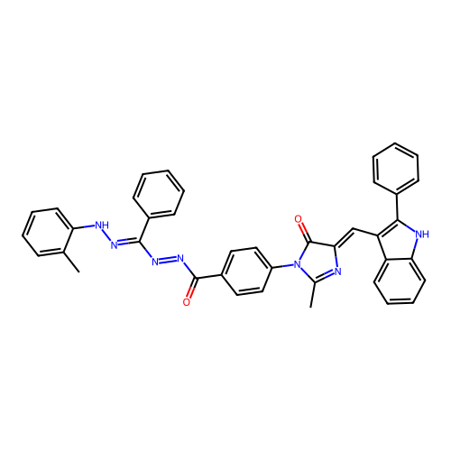 C40H31N7O2 structure