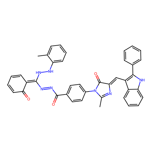 C40H31N7O3 structure
