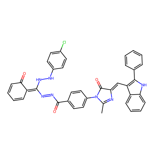 C39H28ClN7O3 structure