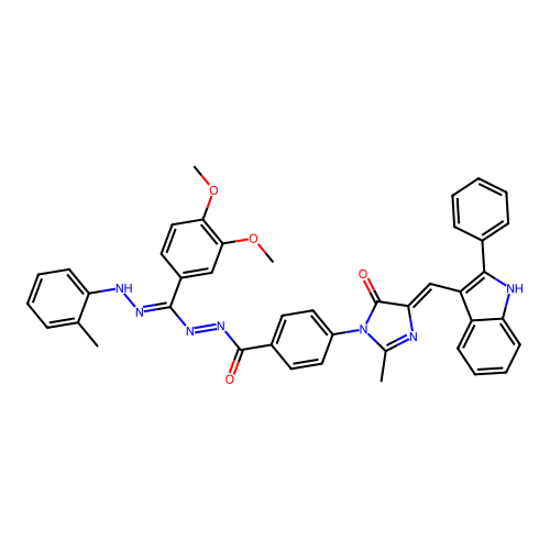 C42H35N7O4 structure