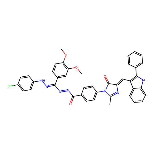 C41H32ClN7O4 structure