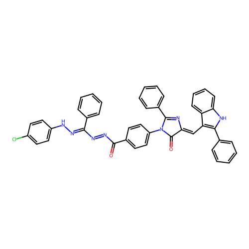 C44H30ClN7O2 structure