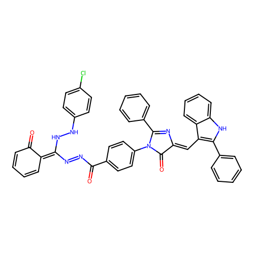 C44H30ClN7O3 structure