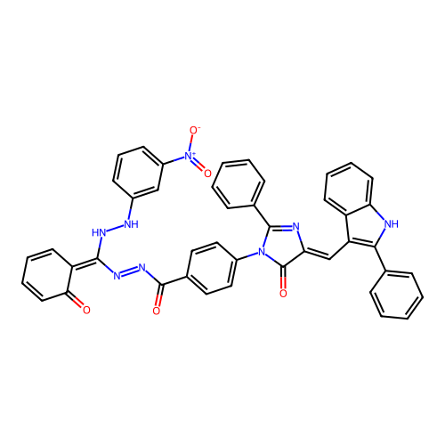 C44H30N8O5 structure