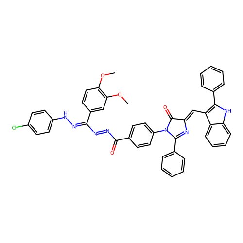 C46H34ClN7O4 structure