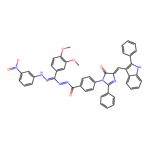 C46H34N8O6 structure