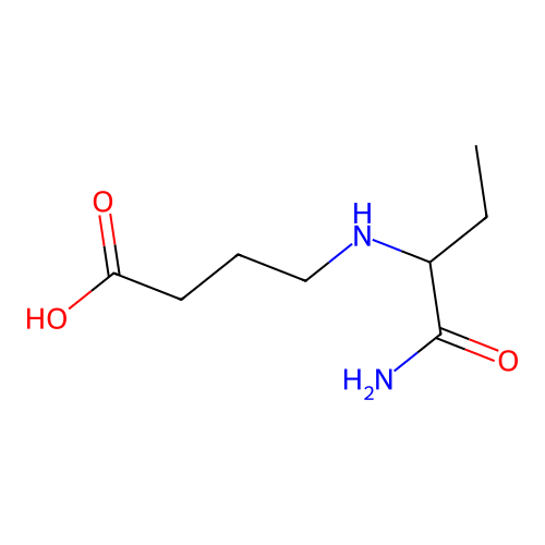 4-((1-Amino-1-oxobutan-2-yl)amino)butanoic acid structure