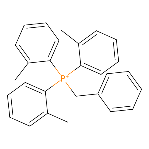 Benzyl(tris(2-methylphenyl))phosphorane structure