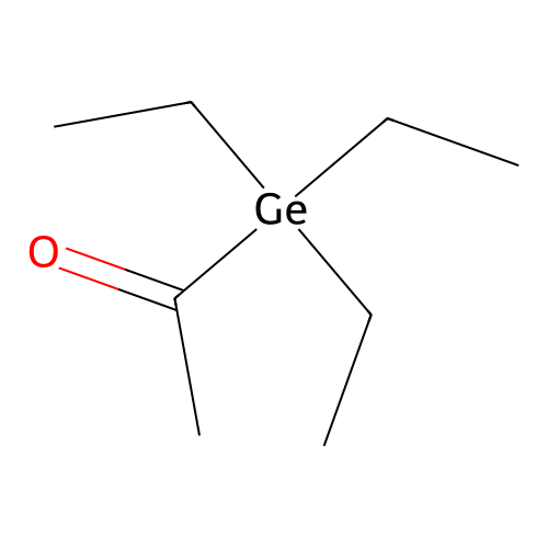 Acetyltriethylgermane structure