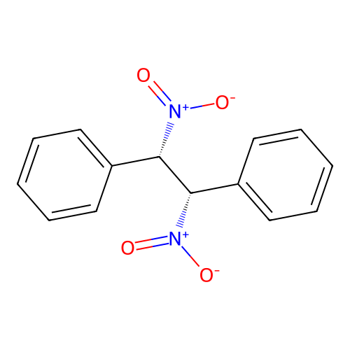 [(1S,2S)-1,2-dinitro-2-phenylethyl]benzene structure