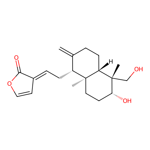 Dehydroandrographolide structure