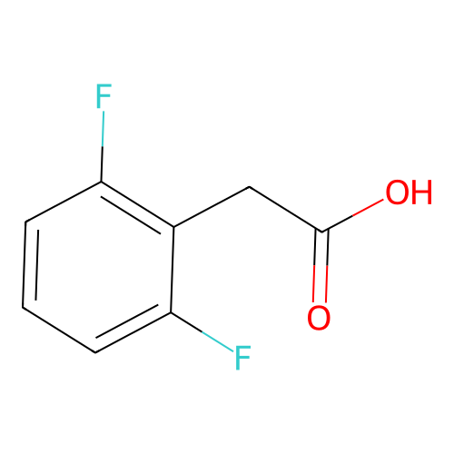 2,6-二氟苯乙酸 structure