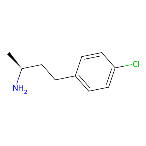 (2S)-4-(4-chlorophenyl)butan-2-amine structure