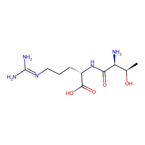 L-threonyl-L-arginine structure