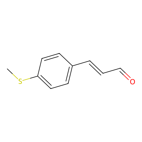 3-[4-(Methylsulfanyl)phenyl]prop-2-enal structure