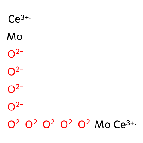 Cerium molybdenum oxide structure