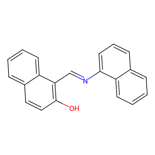 1-(1-Naphthyliminomethyl)-2-naphthol structure