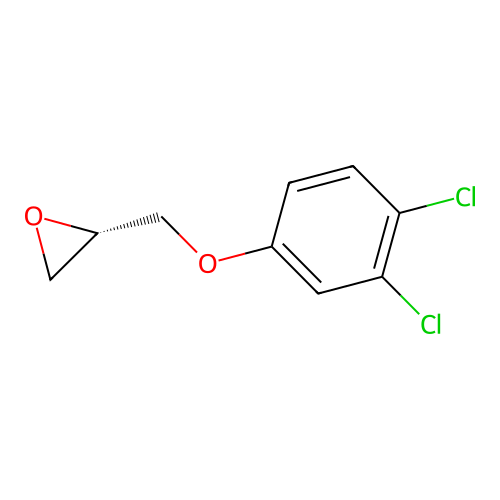 (2S)-2-[(3,4-dichlorophenoxy)methyl]oxirane structure