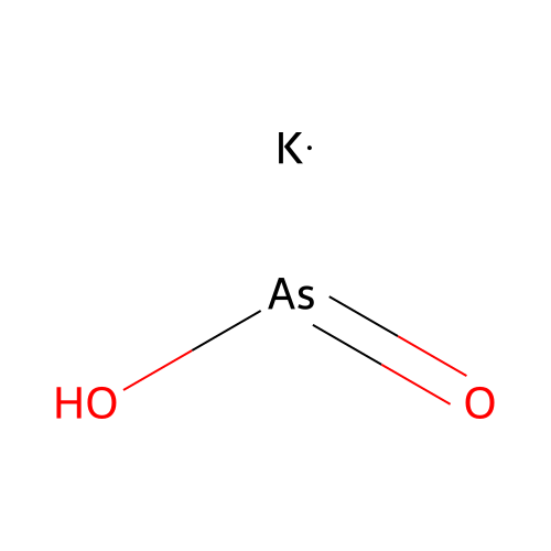 亚砷酸钾 structure
