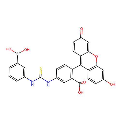 Fluorescein boronic acid (FL2) structure
