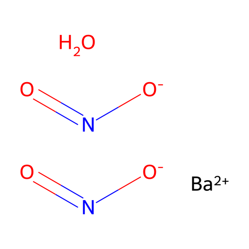 Barium nitrite monohydrate structure
