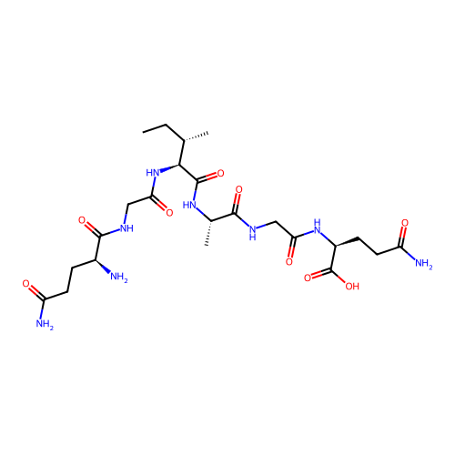 H-Gln-Gly-Ile-Ala-Gly-Gln-OH structure