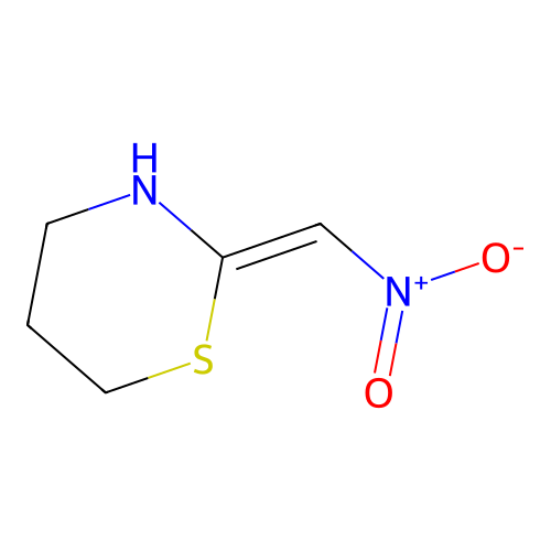 2-(Nitromethylidene)-1,3-thiazinane structure