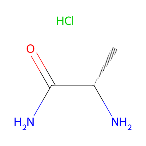 (S)-2-aminopropanamide hydrochloride structure