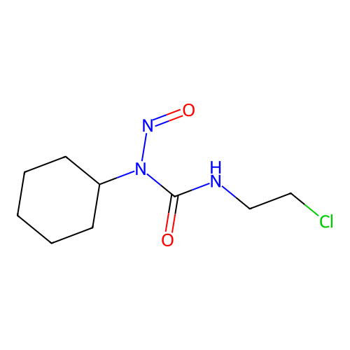 3-(2-Chloroethyl)-1-cyclohexyl-1-nitrosourea structure