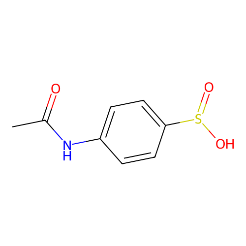 4-(Acetylamino)benzenesulfinic acid structure