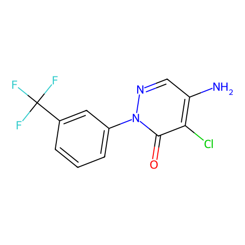 Desmethylnorflurazon structure