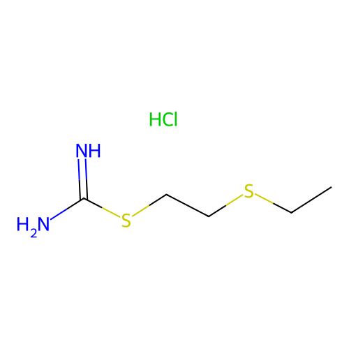 2-(Ethylthio)ethyl carbamimidothioate hydrochloride structure