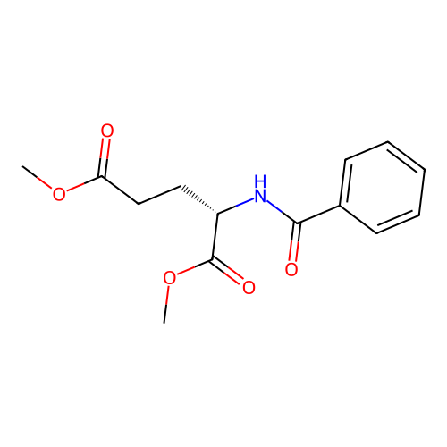 (S)-dimethyl 2-benzamidopentanedioate structure