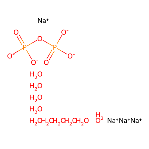 Sodium pyrophosphate decahydrate structure