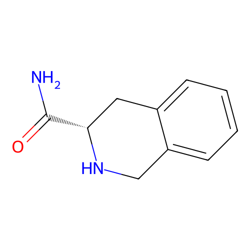 (3S)-1,2,3,4-tetrahydroisoquinoline-3-carboxamide structure