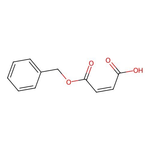 Benzyl hydrogen maleate structure
