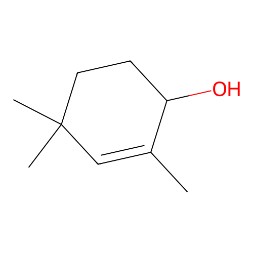 2-Cyclohexen-1-ol, 2,4,4-trimethyl- structure